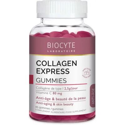 Gommes Collagen Express Biocyte - Soin de la peau - 45 pcs - Publicité Gommes Collagen Express Biocyte - Soin de la peau - 45 pcs - Publicité