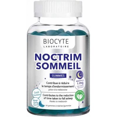 Gommes Noctrim Forte Sommeil Biocyte - Complément Alimentaire - Publicité Gommes Noctrim Forte Sommeil Biocyte - Complément Alimentaire - Publicité