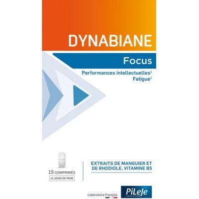 Pileje Dynabiane Focus 15 Comprimés - Complément alimentaire - Publicité Pileje Dynabiane Focus 15 Comprimés - Complément alimentaire - Publicité