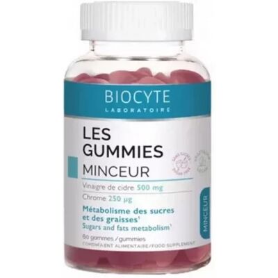 Gommes de Vinaigre de Cidre de Pomme Biocyte Keto - Compléments Alimentaires - Publicité Gommes de Vinaigre de Cidre de Pomme Biocyte Keto - Compléments Alimentaires - Publicité