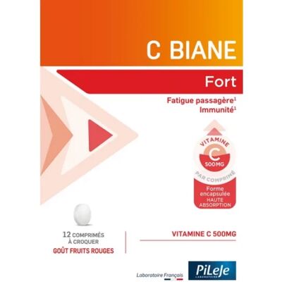 PiLeJe C Biane Fort Comprimés à Croquer - Complément Alimentaire - Publicité PiLeJe C Biane Fort Comprimés à Croquer - Complément Alimentaire - Publicité