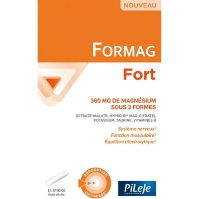 PiLeJe Formag Fort Pêche 15 sticks - Complément Alimentaire - Publicité PiLeJe Formag Fort Pêche 15 sticks - Complément Alimentaire - Publicité