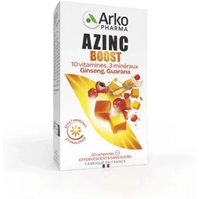 Parapharmacie en ligne > Compléments alimentaires > Compléments alimentaires pour la vitalité et les défenses immunitaires > Vitamines C et acérola Arkopharma Azinc VIT.C 1000 mg + Zinc Comprimés Effervescents x 20 - Publicité Parapharmacie en ligne > Compléments alimentaires > Compléments alimentaires pour la vitalité et les défenses immunitaires > Vitamines C et acérola Arkopharma Azinc VIT.C 1000 mg + Zinc Comprimés Effervescents x 20 - Publicité