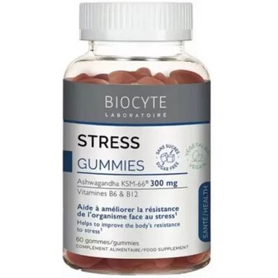 Biocyte Stress Gums - 60 pièces - Complément alimentaire - Publicité Biocyte Stress Gums - 60 pièces - Complément alimentaire - Publicité