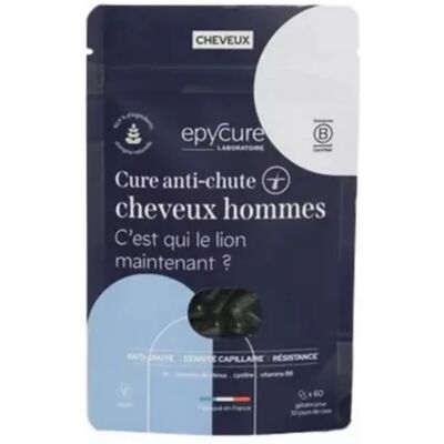 Epycure Anti-Chute Cheveux Hommes - 60 Gélules - Doypack - Publicité Epycure Anti-Chute Cheveux Hommes - 60 Gélules - Doypack - Publicité