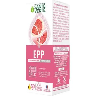 SANTE VERTE Modèle 700 - Extrait de pépins de pamplemousse - Complément alimentaire - Publicité SANTE VERTE Modèle 700 - Extrait de pépins de pamplemousse - Complément alimentaire - Publicité
