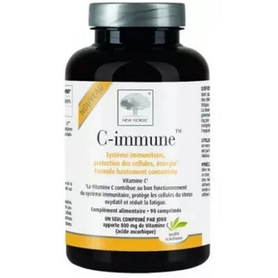 New Nordic C-Immune Vitamine C - 90 Comprimés - Publicité New Nordic C-Immune Vitamine C - 90 Comprimés - Publicité