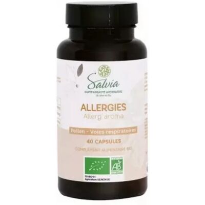 Salvia Allerg'aroma 375mg - Soutien respiratoire & pollen - Publicité Salvia Allerg'aroma 375mg - Soutien respiratoire & pollen - Publicité