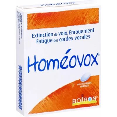 Médicaments sans ordonnance > Homéopathie > Comprimés homéopathiques Homéovox Comprimés x 60 - Publicité Médicaments sans ordonnance > Homéopathie > Comprimés homéopathiques Homéovox Comprimés x 60 - Publicité