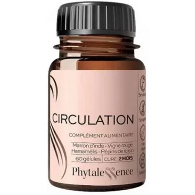 Phytalessence Circulation 60 Gélules - Complément alimentaire - Publicité Phytalessence Circulation 60 Gélules - Complément alimentaire - Publicité