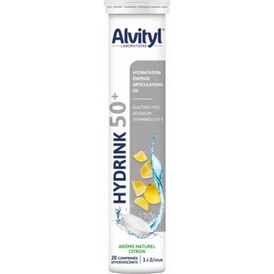 Parapharmacie en ligne > Compléments alimentaires > Compléments alimentaires pour la vitalité et les défenses immunitaires > Vitamines seniors Alvityl Hydrink 50+ Comprimés Effervescents x 20 - Publicité Parapharmacie en ligne > Compléments alimentaires > Compléments alimentaires pour la vitalité et les défenses immunitaires > Vitamines seniors Alvityl Hydrink 50+ Comprimés Effervescents x 20 - Publicité