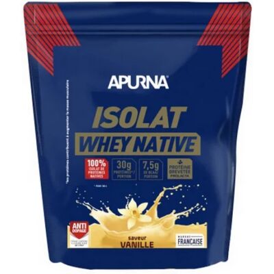 Parapharmacie en ligne > Compléments alimentaires > Compléments alimentaires pour sportifs Apurna Isolat Whey Native Vanille 720 g - Publicité Parapharmacie en ligne > Compléments alimentaires > Compléments alimentaires pour sportifs Apurna Isolat Whey Native Vanille 720 g - Publicité