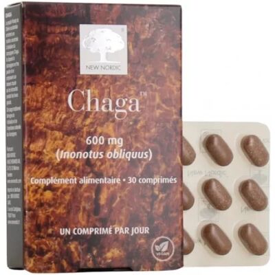 Parapharmacie en ligne > Compléments alimentaires > Compléments alimentaires pour les cheveux, la peau et les ongles > Compléments alimentaires pour la peau New Nordic Chaga 600 mg Comprimés x 30 - Publicité Parapharmacie en ligne > Compléments alimentaires > Compléments alimentaires pour les cheveux, la peau et les ongles > Compléments alimentaires pour la peau New Nordic Chaga 600 mg Comprimés x 30 - Publicité