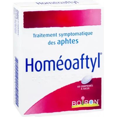 Médicaments sans ordonnance > Homéopathie > Comprimés homéopathiques Homeoaftyl Comprimés à sucer x 60 - Publicité Médicaments sans ordonnance > Homéopathie > Comprimés homéopathiques Homeoaftyl Comprimés à sucer x 60 - Publicité