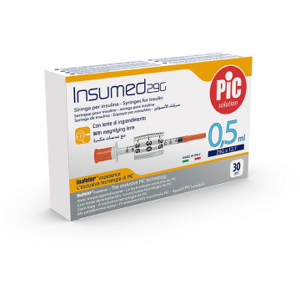 Seringue à insuline Abbott - 31G 8mm 0,5ml, Jetable, Stérile - Publicité Seringue à insuline Abbott - 31G 8mm 0,5ml, Jetable, Stérile - Publicité