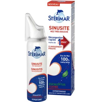 Parapharmacie en ligne > Hygiène & Premiers soins > Produits d'hygiène pour le nez Stérimar Sinusite Nez Très Bouché 50 ml - Publicité Parapharmacie en ligne > Hygiène & Premiers soins > Produits d'hygiène pour le nez Stérimar Sinusite Nez Très Bouché 50 ml - Publicité