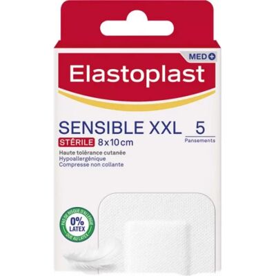 Parapharmacie en ligne > Hygiène & Premiers soins > Produits de premiers soins > Pansements Elastoplast Sensible XXL Pansements x 5 - Publicité Parapharmacie en ligne > Hygiène & Premiers soins > Produits de premiers soins > Pansements Elastoplast Sensible XXL Pansements x 5 - Publicité