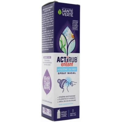 Parapharmacie en ligne > Hygiène & Premiers soins > Produits d'hygiène pour le nez Actirub Enfant Spray Nasal 120 ml - Publicité Parapharmacie en ligne > Hygiène & Premiers soins > Produits d'hygiène pour le nez Actirub Enfant Spray Nasal 120 ml - Publicité