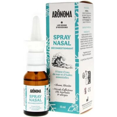Parapharmacie en ligne > Hygiène & Premiers soins > Produits d'hygiène pour le nez Arônoma Spray Nasal Décongestionnant Bio 15 ml - Publicité Parapharmacie en ligne > Hygiène & Premiers soins > Produits d'hygiène pour le nez Arônoma Spray Nasal Décongestionnant Bio 15 ml - Publicité