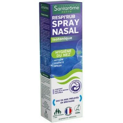 Spray Nasal Isotonique Respi'Rub de Santarome - Hygiène Respiratoire - Publicité Spray Nasal Isotonique Respi'Rub de Santarome - Hygiène Respiratoire - Publicité