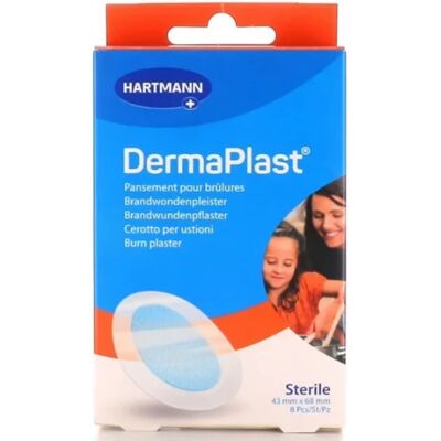 Dressing pour brûlures Dermaplast Hartmann - Bandage de Secours - Publicité Dressing pour brûlures Dermaplast Hartmann - Bandage de Secours - Publicité