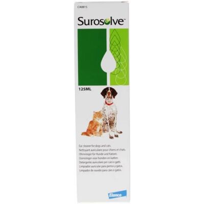Elanco Surosolve Nettoyant pour les Oreilles 125ml - Nettoyant d'oreilles - Publicité Elanco Surosolve Nettoyant pour les Oreilles 125ml - Nettoyant d'oreilles - Publicité