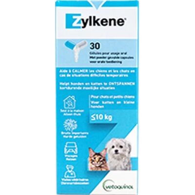 Vetoquinol Capsules Calmantes pour Petits Chiens et Chats - 75mg - Publicité Vetoquinol Capsules Calmantes pour Petits Chiens et Chats - 75mg - Publicité