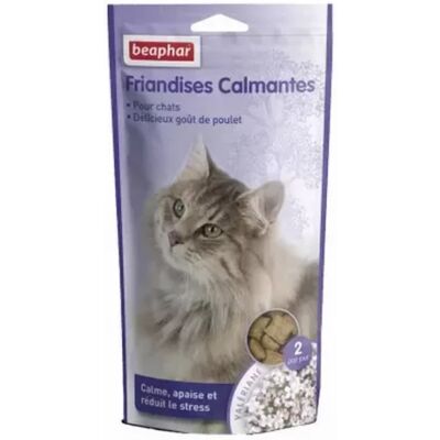 Parapharmacie en ligne > Vétérinaire > Produits pour le bien-être animal > Compléments alimentaires pour animaux Beaphar Friandises Calmantes pour Chats 35 g - Publicité Parapharmacie en ligne > Vétérinaire > Produits pour le bien-être animal > Compléments alimentaires pour animaux Beaphar Friandises Calmantes pour Chats 35 g - Publicité