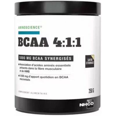 Parapharmacie en ligne > Compléments alimentaires > Compléments alimentaires pour sportifs NHCO BCAA 4:1:1 250 g - Publicité Parapharmacie en ligne > Compléments alimentaires > Compléments alimentaires pour sportifs NHCO BCAA 4:1:1 250 g - Publicité