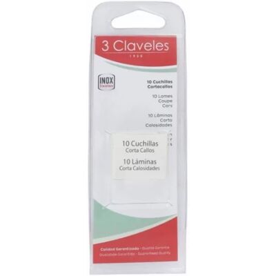 Parapharmacie en ligne > Beauté & Soins > Soins des pieds 3 Claveles Lames Coupe Cors x 10 - Publicité Parapharmacie en ligne > Beauté & Soins > Soins des pieds 3 Claveles Lames Coupe Cors x 10 - Publicité