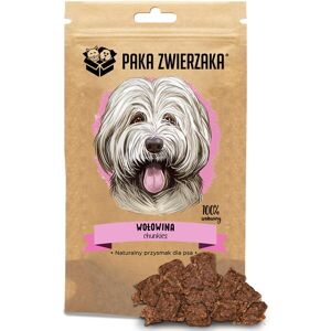 PAKA ZWIERZAKA Chunkies Friandise naturelle pour chien 100 % bœuf 80 g - Publicité PAKA ZWIERZAKA Chunkies Friandise naturelle pour chien 100 % bœuf 80 g - Publicité