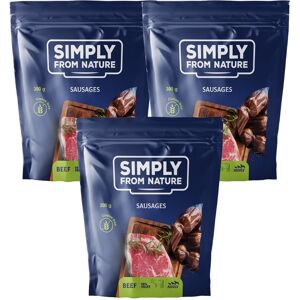 Marque Modèle Saucisses de Bœuf Variante - Friandises pour chiens - Publicité Marque Modèle Saucisses de Bœuf Variante - Friandises pour chiens - Publicité