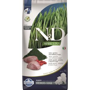 FARMINA N&D Spirulina Puppy Medium&Maxi Lamb & Wolfberry - 7 kg - pour chiots de moyennes et grandes races avec agneau, spiruline & baies de Goji - Publicité FARMINA N&D Spirulina Puppy Medium&Maxi Lamb & Wolfberry - 7 kg - pour chiots de moyennes et grandes races avec agneau, spiruline & baies de Goji - Publicité