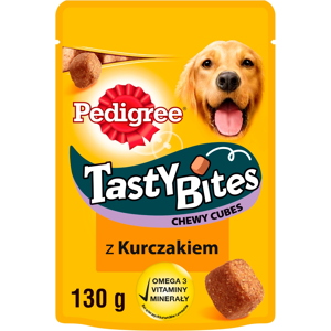 PEDIGREE Tasty Bites Chewy Cubes 130g - Publicité PEDIGREE Tasty Bites Chewy Cubes 130g - Publicité