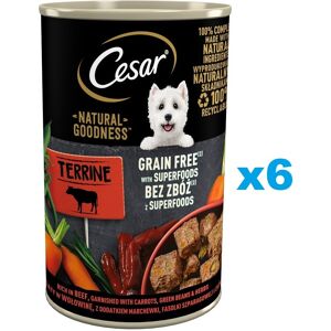 Croquettes Humides Cesar Natural Goodness Riche en Bœuf - Sans Céréales, Naturel, Recyclable - Publicité Croquettes Humides Cesar Natural Goodness Riche en Bœuf - Sans Céréales, Naturel, Recyclable - Publicité