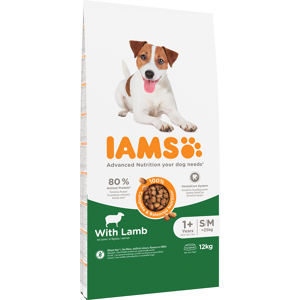 IAMS For Vitality Adult Small & Medium Breed Lamb 12 kg - Publicité IAMS For Vitality Adult Small & Medium Breed Lamb 12 kg - Publicité