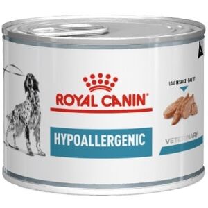 ROYAL CANIN Dog Hypoallergenic 12 x 200 g aliments humides pour chiens adultes présentant des réactions alimentaires indésirables - Publicité ROYAL CANIN Dog Hypoallergenic 12 x 200 g aliments humides pour chiens adultes présentant des réactions alimentaires indésirables - Publicité
