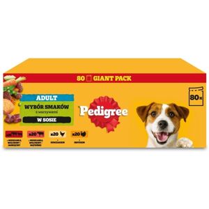 PEDIGREE Adult Variety of Flavors in Gravy pâtée pour chien 80x100 g - Publicité PEDIGREE Adult Variety of Flavors in Gravy pâtée pour chien 80x100 g - Publicité