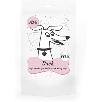 PAKA ZWIERZAKA PEPE Mini Chunkies Duck 80g friandises au canard - Publicité PAKA ZWIERZAKA PEPE Mini Chunkies Duck 80g friandises au canard - Publicité