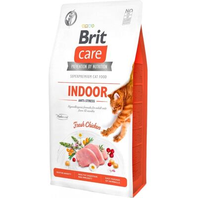 BRIT Care Cat Grain-Free Indoor Anti-Stress - hypoallergéniques sans céréales, avec poulet frais, pour chats d'intérieur - 400 g - Publicité BRIT Care Cat Grain-Free Indoor Anti-Stress - hypoallergéniques sans céréales, avec poulet frais, pour chats d'intérieur - 400 g - Publicité