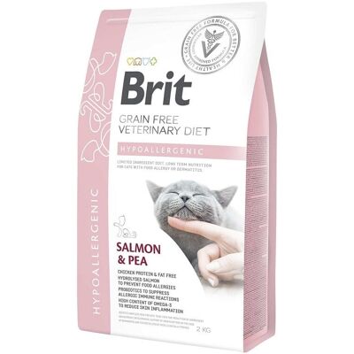 Brit Veterinary Diet Hypoallergénique Saumon & Pois - 2 Kg - Publicité Brit Veterinary Diet Hypoallergénique Saumon & Pois - 2 Kg - Publicité