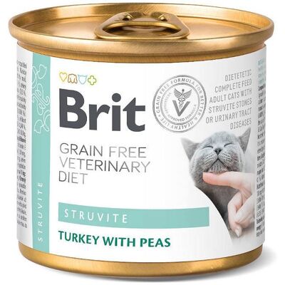 Nourriture pour chats Brit Veterinary Diet Dinde et Pois - Santé Urinaire - Publicité Nourriture pour chats Brit Veterinary Diet Dinde et Pois - Santé Urinaire - Publicité