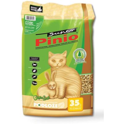 Benek Super Pinio Litière pour chats au thé vert - Contrôle efficace des odeurs - Publicité Benek Super Pinio Litière pour chats au thé vert - Contrôle efficace des odeurs - Publicité