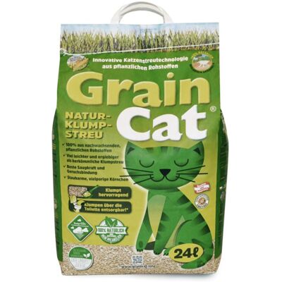 GRAIN CAT 96 l Litière pour chats à base de plantes naturelles - Litière pour chats - Publicité GRAIN CAT 96 l Litière pour chats à base de plantes naturelles - Litière pour chats - Publicité