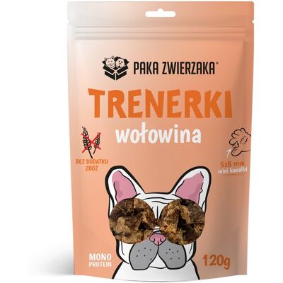 PAKA ZWIERZAKA 120 g - friandises au boeuf - Publicité PAKA ZWIERZAKA 120 g - friandises au boeuf - Publicité