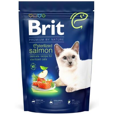 Nourriture pour Chats Saumon Brit Premium - Naturelle & Hypoallergénique - 300g - Publicité Nourriture pour Chats Saumon Brit Premium - Naturelle & Hypoallergénique - 300g - Publicité