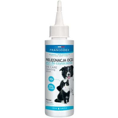 FRANCODEX Nettoyant oculaire pour chiens et chats 125 ml - Publicité FRANCODEX Nettoyant oculaire pour chiens et chats 125 ml - Publicité