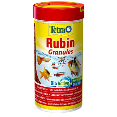 Granulés Tetra Rubin 250ml - Nourriture pour la couleur des poissons - Publicité Granulés Tetra Rubin 250ml - Nourriture pour la couleur des poissons - Publicité