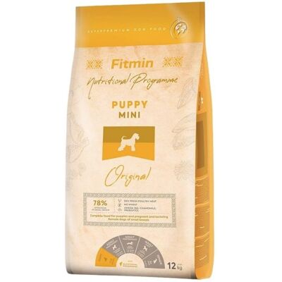 Fitmin Chien Mini Chiot - Nourriture Super Premium - Publicité Fitmin Chien Mini Chiot - Nourriture Super Premium - Publicité