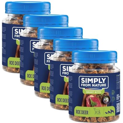 Simply From Nature - Smart Bites - Venison - Friandises pour chiens - Publicité Simply From Nature - Smart Bites - Venison - Friandises pour chiens - Publicité